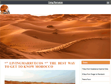 Tablet Screenshot of livingmarruecos.com